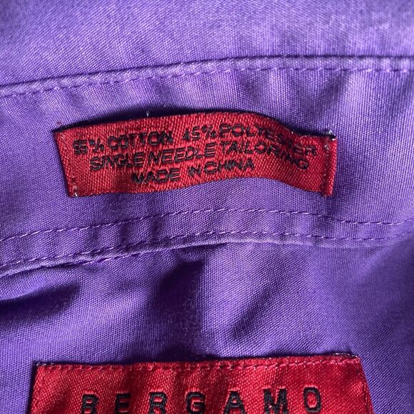 Bergamo New York Fitted Medium Longsleeve Dress Shirt - Picture 5 of 7